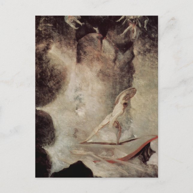 Odysseus In Front Of Scylla And Charybdis Postcard (Front)