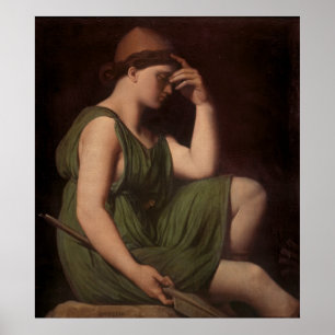 Odysseus, study for the Apotheosis of Homer Poster