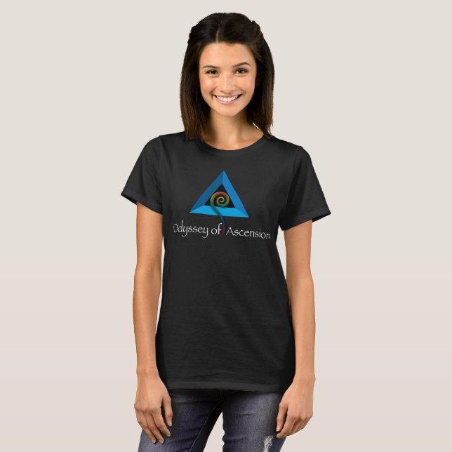 Odyssey of Ascension - Women's T - Black T-Shirt (Front Full)