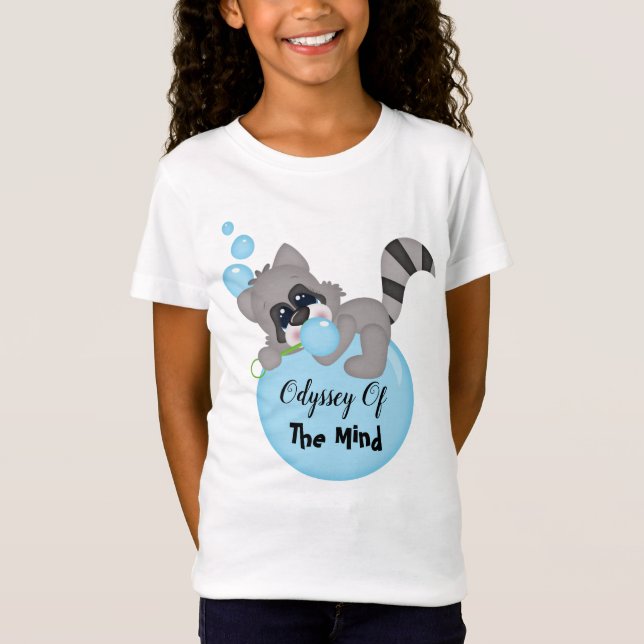 Odyssey Of The Mind Racoon T-Shirt (Front)