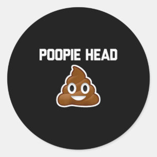 Oe Head Sarcastic Novelty Funny Op Shirts Classic Round Sticker