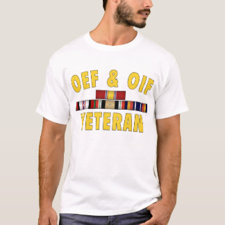 OEF & OIF Veteran - Front Logo T-Shirt