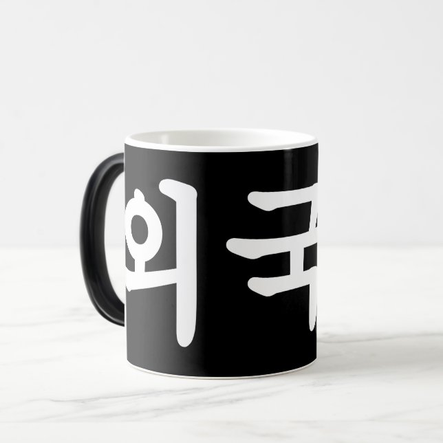 Oegugin 외국인 | Korean Hangul Language Magic Mug (Front Left)