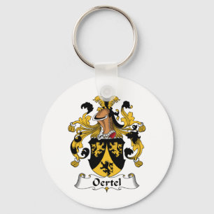 Oertel Family Crest Key Ring
