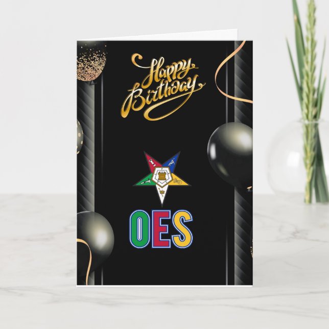 OES Birthday Card (Front)