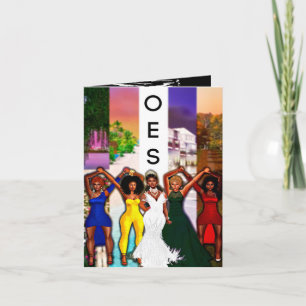 OES Blank Greeting Card