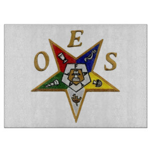 OES Decorative Glass Cutting Board 15"x11"