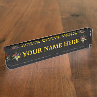 OES DESK NAME PLATE