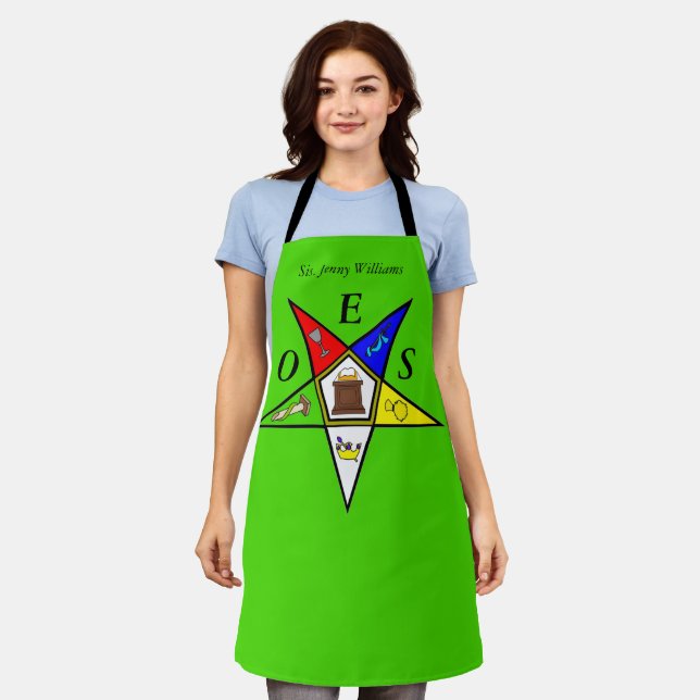 OES Eastern Star Sister Masonry Order Apron (Worn)