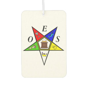 OES Eastern Star Sister Masonry Order Car Air Freshener