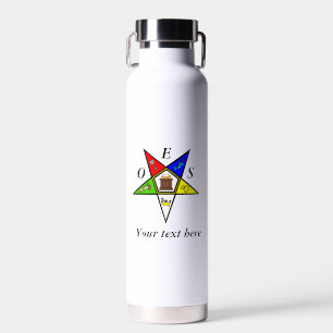OES Eastern Star Sister Masonry Order Water Bottle