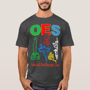 OES five Emblems Order of the Eastern Star Day T-Shirt