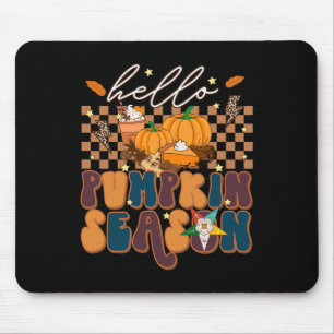 OES Hello Fall Pumpkin Season of the Eastern Star Mouse Mat