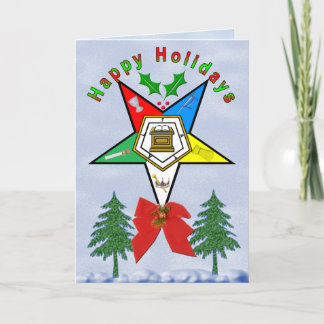OES HOLLY GREETING CARDS