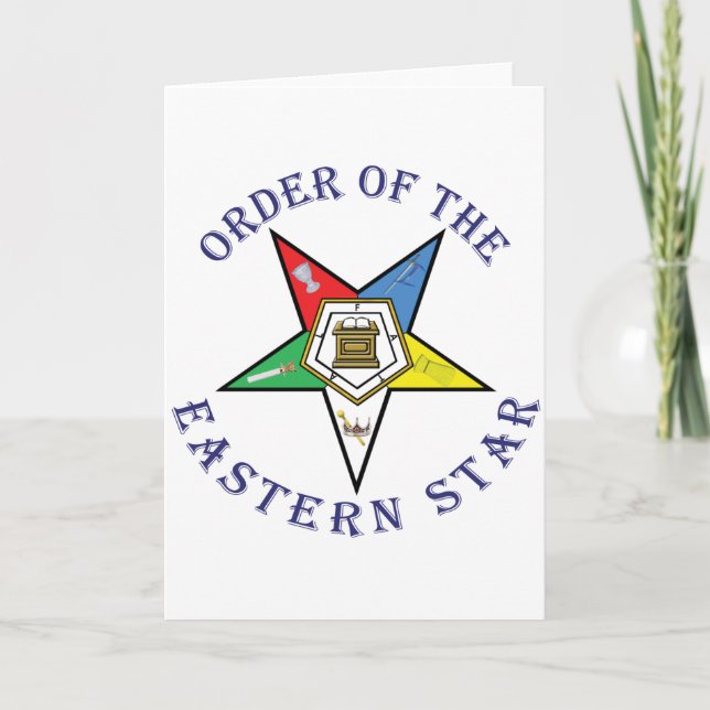 OES LETTERED CARD (Front)