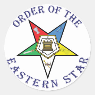 OES LETTERED CLASSIC ROUND STICKER