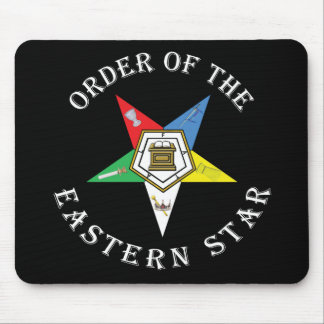 OES LETTERED In White Mouse Mat