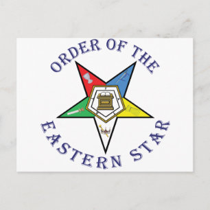 OES LETTERED POSTCARD