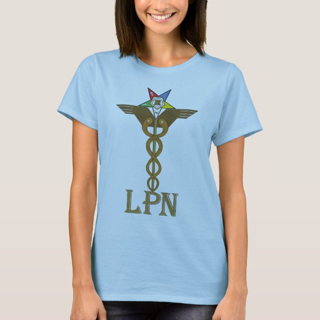 OES LPN Caduceus T-Shirt (Front)