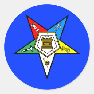 OES Order of Eastern Star Sticker (Blue)