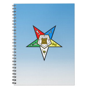 OES Order of the Eastern Star Blue Notebook