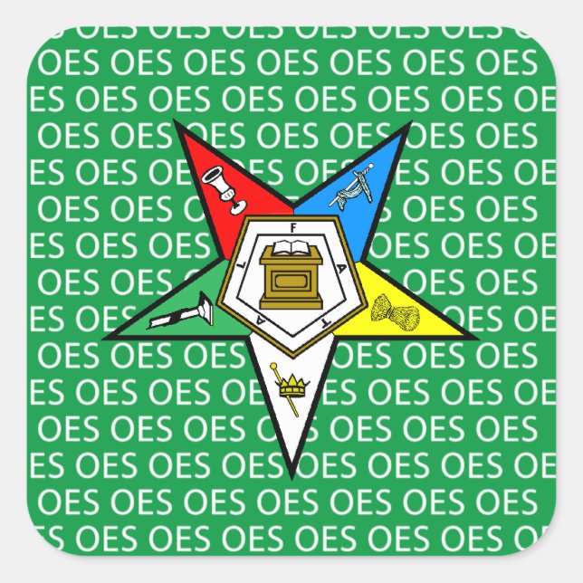 OES Order of the Eastern Star Sticker (Front)