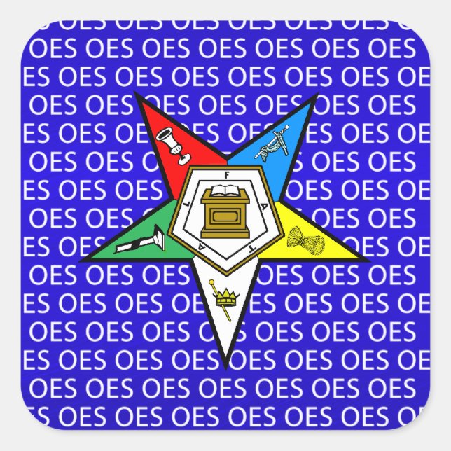 OES Order of the Eastern Star Sticker (Front)