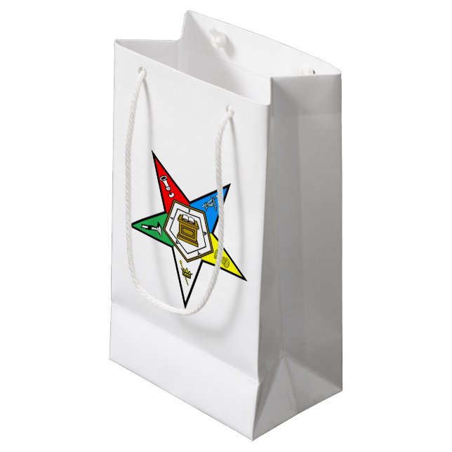 OES Order of the Star Gift Bag (Front Angled)