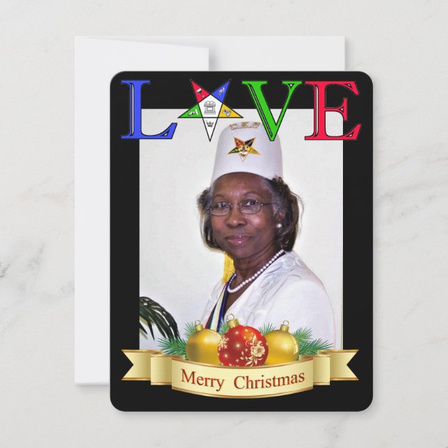 OES Personalised Holidays  Holiday Card (Front)