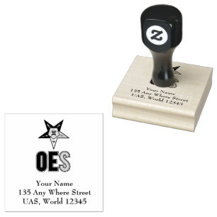 OES Personalised  Rubber Stamp