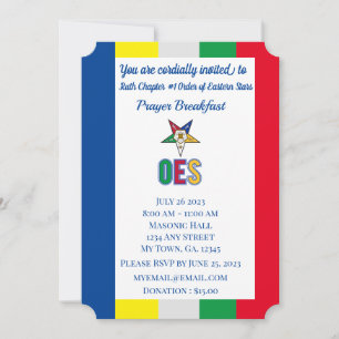 OES Prayer Breakfast Invitation