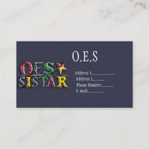 OES Sistar Business Card