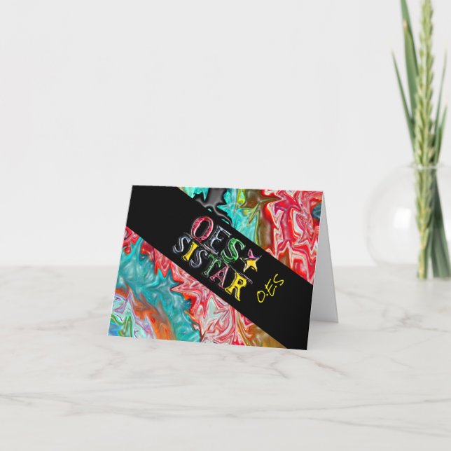 OES SISTAR* HOLIDAY CARD (Front)