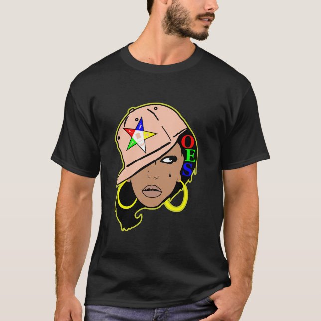 OES Snapback Sister Order of the Eastern Star Moth T-Shirt (Front)