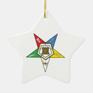 OES Star Ceramic Tree Decoration