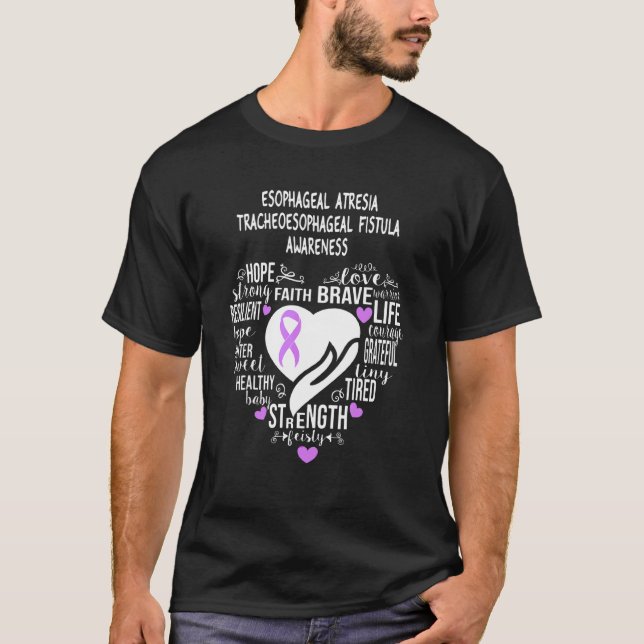 Oesophageal Atresia Tracheoesophageal Fistula Awar T-Shirt (Front)