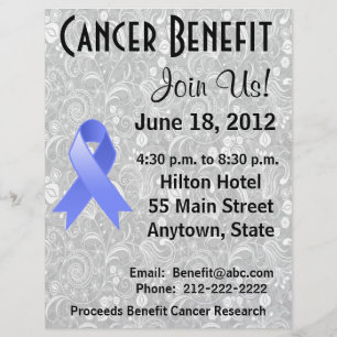 Oesophageal Cancer Awareness Benefit  Floral Flyer