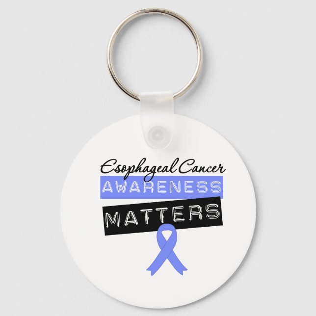 Oesophageal Cancer Awareness Matters Key Ring (Front)