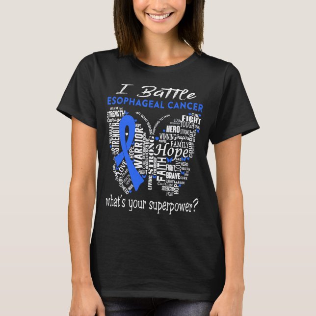 Oesophageal Cancer Awareness Month Ribbon Gifts T-Shirt (Front)