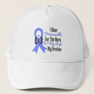 Oesophageal Cancer Ribbon Hero My Brother Trucker Hat
