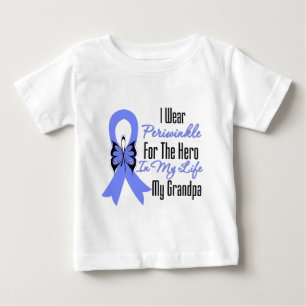 Oesophageal Cancer Ribbon Hero My Grandpa Baby T-Shirt