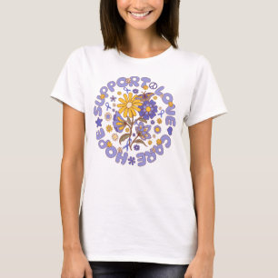 oesophageal cancer support hope love care T-Shirt
