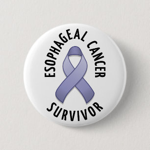 Oesophageal Cancer Survivor Button