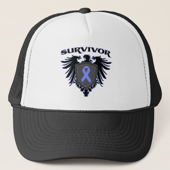 Oesophageal Cancer Survivor Crest Trucker Hat (Front)