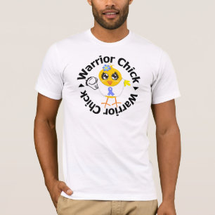 Oesophageal Cancer Warrior Chick T-Shirt
