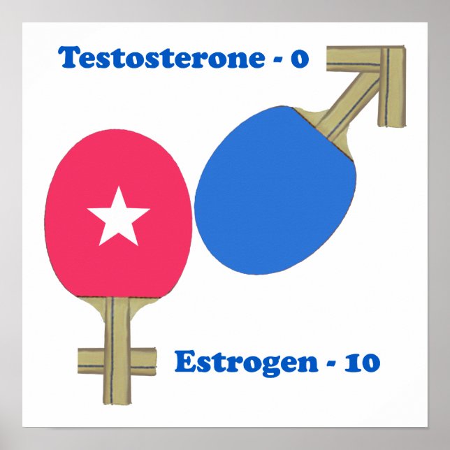Oestrogen Ping Pong Poster (Front)