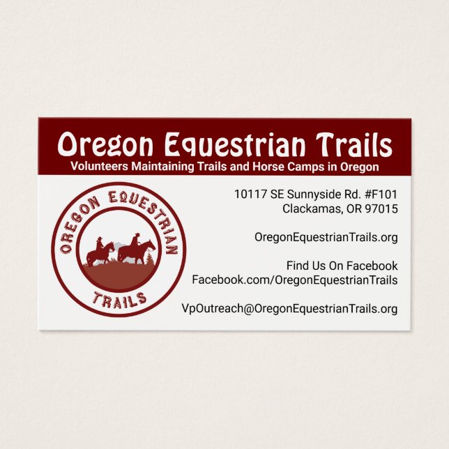 OET Business Card (Front)