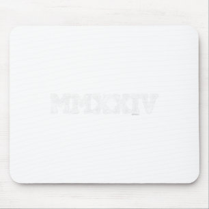 Of 2024 Mmxxiv Graduation Spirit Vintage Senior 20 Mouse Mat