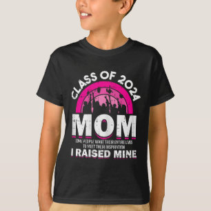 Of 2024 Mum Graduation Family Mama Graduate Women  T-Shirt