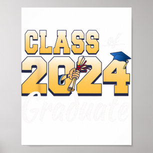 Of 2024 Senior 2024 Graduation  Poster